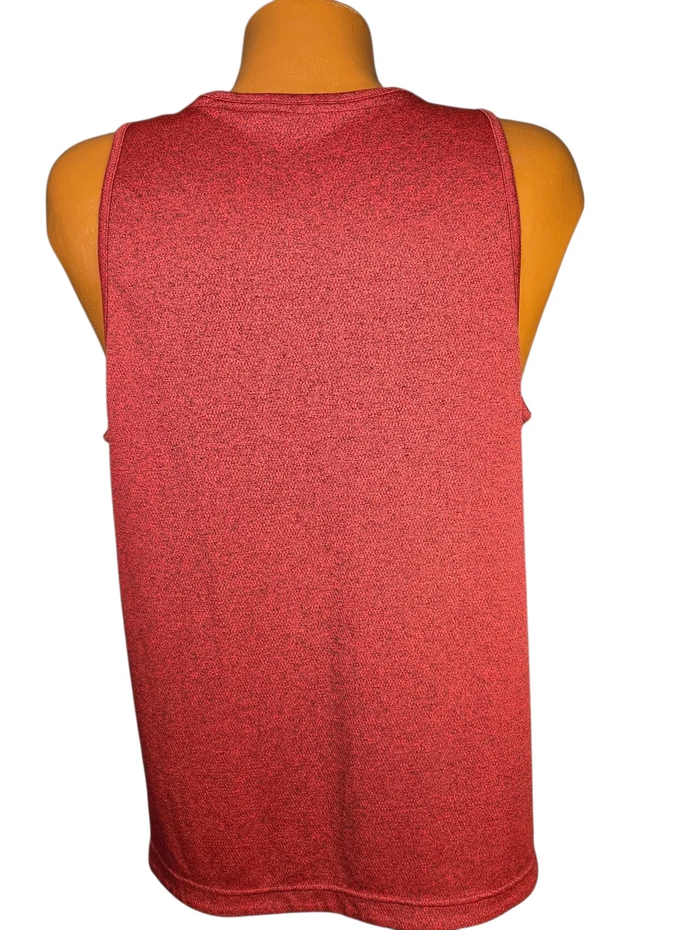 adidas Coral Red Men's Performance Tank Top